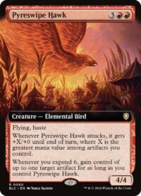 Pyreswipe Hawk (Extended Art) (CD) - #60 - Rare - Inglés
