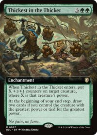 Thickest in the Thicket (Extended Art) (Foil) (CD) - #67 - Rare - Inglés