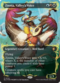 Zinnia, Valley's Voice (Borderless) (Raised Foil) (CD) - #104 - Mythic - Inglés