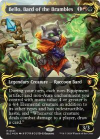 Bello, Bard of the Brambles (Borderless) (Raised Foil) (CD) - #101 - Mythic - Inglés