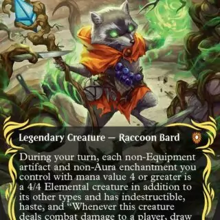Bello, Bard of the Brambles (Borderless) (Raised Foil) (CD) - #101 - Mythic - Inglés