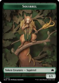 Squirrel // Food Double-Sided Token (Foil) - #23 // 27 - Token - Inglés