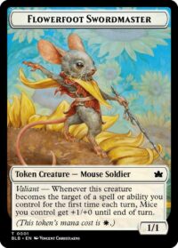Flowerfoot Swordmaster Token (Foil) - #1 - Token - Inglés