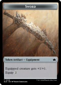 Sword Token (Foil) - #28 - Token - Inglés