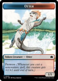 Otter // Thornplate Intimidator Double-Sided Token (Foil) - #25 // 16 - Token - Inglés