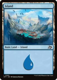 Island (Foil) - #280 - Land - Inglés