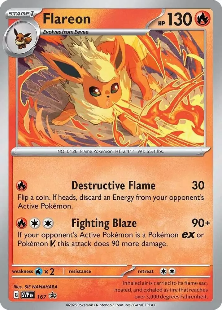 Flareon - SVP170  - Holo Promo - Español