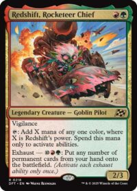 Redshift, Rocketeer Chief (Foil) - #218 - Rare - Inglés