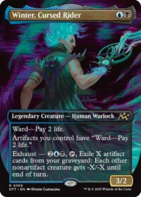 Winter, Cursed Rider (Borderless) (Foil) - #369 - Rare - Inglés