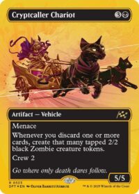 Cryptcaller Chariot (Borderless) (First-Place Foil) - #523 - Rare - Inglés