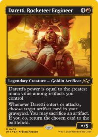 Daretti, Rocketeer Engineer (First-Place Foil) - #458 - Rare - Inglés