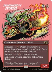 Draconautics Engineer (Borderless) (Foil) - #341 - Rare - Inglés