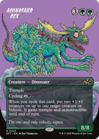 Agonasaur Rex (Borderless) - #343 - Rare - Inglés