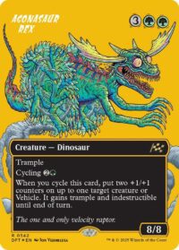 Agonasaur Rex (Borderless) (First-Place Foil) - #542 - Rare - Inglés