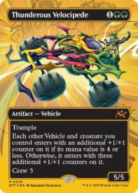 Thunderous Velocipede (Borderless) (First-Place Foil) - #529 - Mythic - Inglés