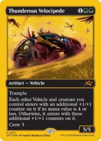 Thunderous Velocipede (First-Place Foil) - #471 - Mythic - Inglés