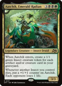 Aatchik, Emerald Radian (Foil) - #187 - Rare - Inglés