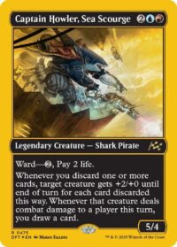 Captain Howler, Sea Scourge (First-Place Foil) - #475 - Rare - Inglés