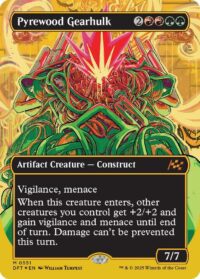 Pyrewood Gearhulk (Borderless) (First-Place Foil) - #551 - Mythic - Inglés