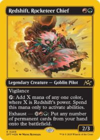 Redshift, Rocketeer Chief (First-Place Foil) - #489 - Rare - Inglés