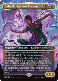 Saheeli, Radiant Creator (Borderless) (Foil) - #3 - Mythic - Inglés