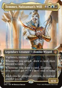 Temmet, Naktamun's Will (Borderless) (Foil) - #4 - Mythic - Inglés