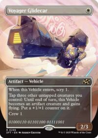 Voyager Glidecar (Borderless) (Foil) - #299 - Rare - Inglés