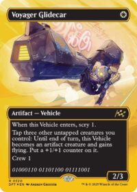 Voyager Glidecar (Borderless) (First-Place Foil) - #520 - Rare - Inglés