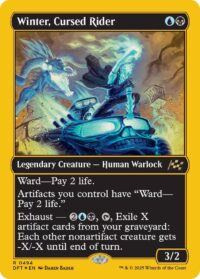 Winter, Cursed Rider (First-Place Foil) - #494 - Rare - Inglés