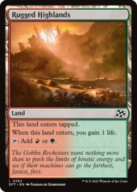 Rugged Highlands (Foil) - #262 - Land - Inglés