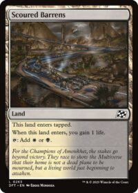 Scoured Barrens - #263 - Land - Inglés