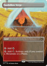 Sunbillow Verge (Borderless) - #373 - Rare - Inglés