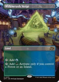 Willowrush Verge (Borderless) - #375 - Rare - Inglés