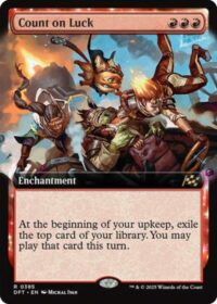 Count on Luck (Extended Art) - #385 - Rare - Inglés