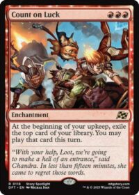 Count on Luck (Foil) - #118 - Rare - Inglés