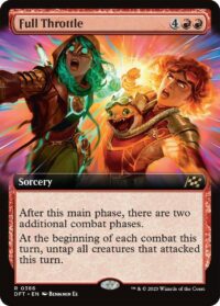 Full Throttle (Extended Art) (Foil) - #386 - Rare - Inglés