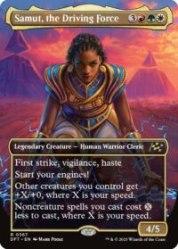 Samut, the Driving Force (Borderless) - #367 - Rare - Inglés