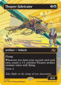 Thopter Fabricator (Borderless) (First-Place Foil) - #522 - Rare - Inglés
