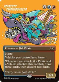 Fearless Swashbuckler (Borderless) - #346 - Rare - Inglés