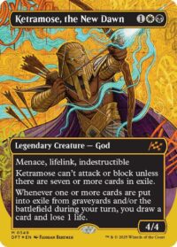 Ketramose, the New Dawn (Borderless) (First-Place Foil) - #549 - Mythic - Inglés