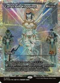 Cursecloth Wrappings (Showcase) (Fracture Foil) - #410 - Mythic - Inglés