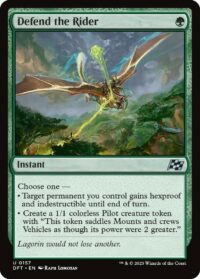 Defend the Rider (Foil) - #157 - Uncommon - Inglés