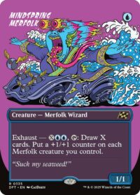 Mindspring Merfolk (Borderless) (Foil) - #335 - Rare - Inglés