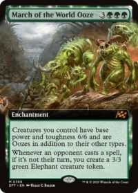 March of the World Ooze (Extended Art) (Foil) - #388 - Mythic - Inglés