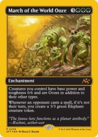 March of the World Ooze (First-Place Foil) - #468 - Mythic - Inglés