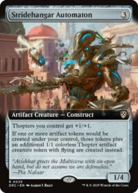 Stridehangar Automaton (Extended Art) - #35 - Rare - Inglés