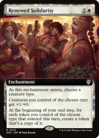 Renewed Solidarity (Extended Art) (Foil) - #23 - Rare - Inglés