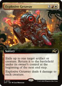 Explosive Getaway (Extended Art) (Foil) - #390 - Rare - Inglés