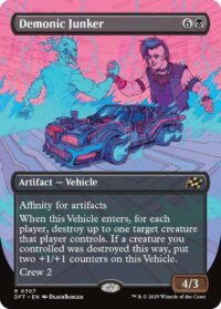Demonic Junker (Borderless) (Foil) - #307 - Rare - Inglés