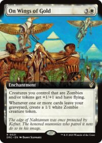 On Wings of Gold (Extended Art) (Foil) - #21 - Rare - Inglés